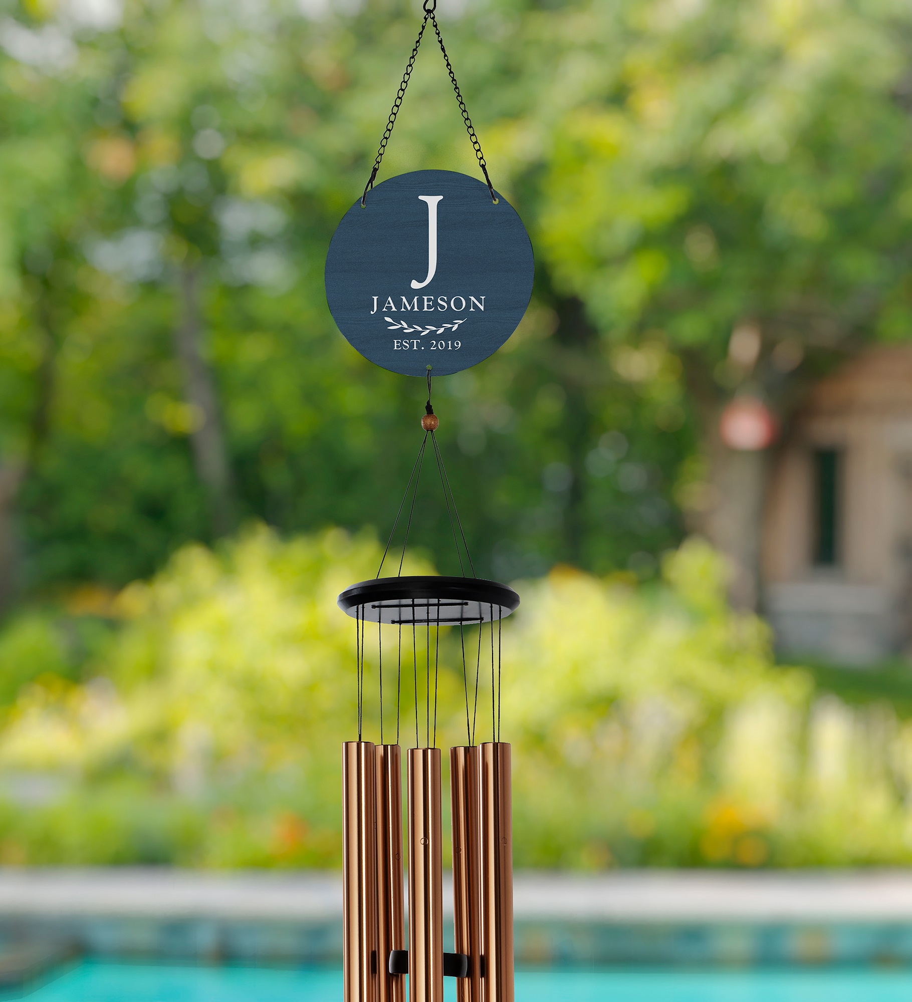 Family Laurel Personalized Wind Chimes 